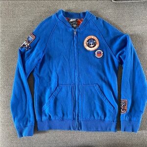 🌀 Star Wars Blue Zip-Up Sweatshirt – Youth Large 🌀